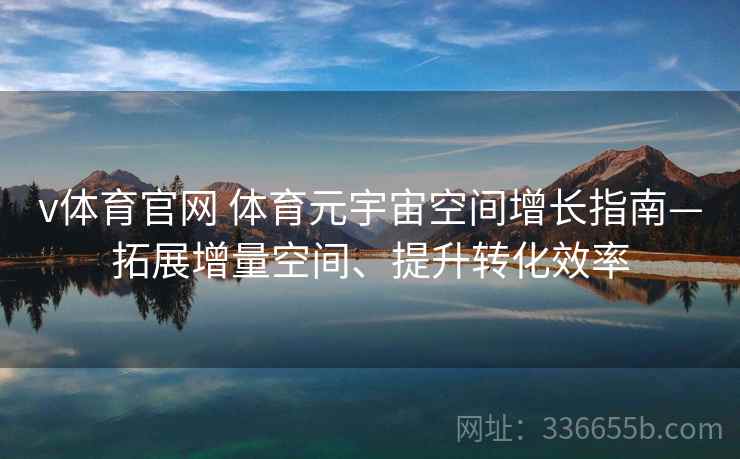 v体育官网 体育元宇宙空间增长指南—拓展增量空间、提升转化效率
