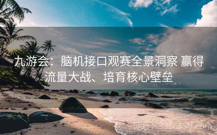 九游会：脑机接口观赛全景洞察 赢得流量大战、培育核心壁垒